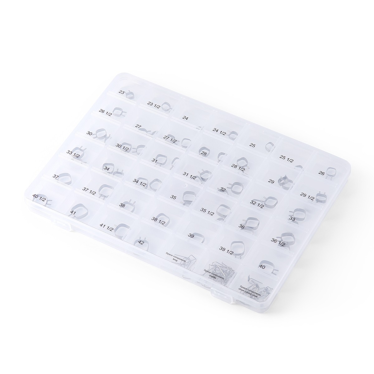 99pc Dental Teeth Braces Preformed Kids Space Maintainer Retainer Universal Band