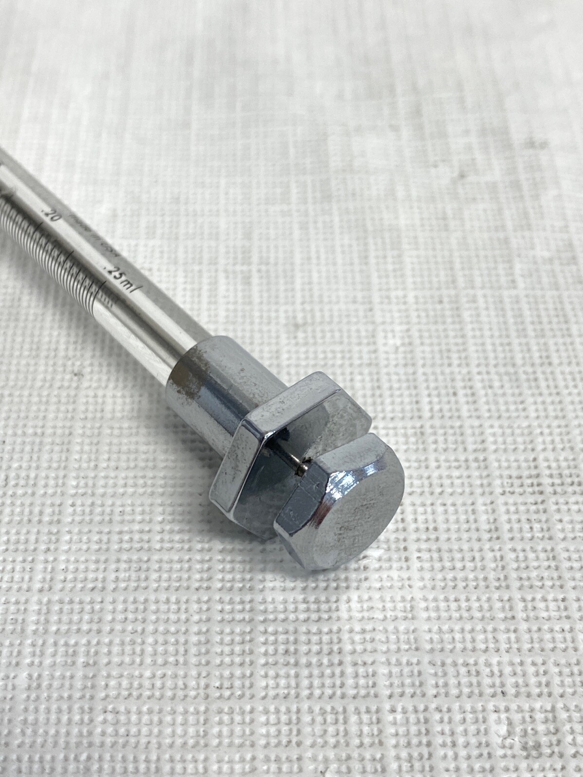 PRECISION 0.25mL Reusable Graduated Glass SomnoSuite Syringe w/ PTFE Slip Tip