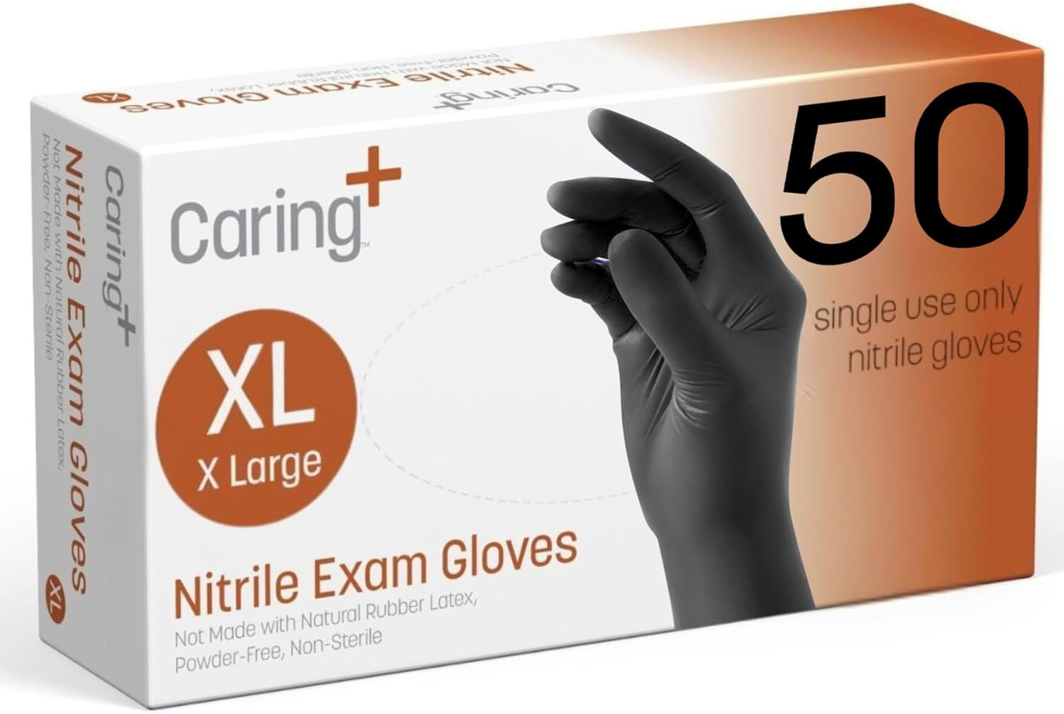 Black Nitrile Exam Gloves