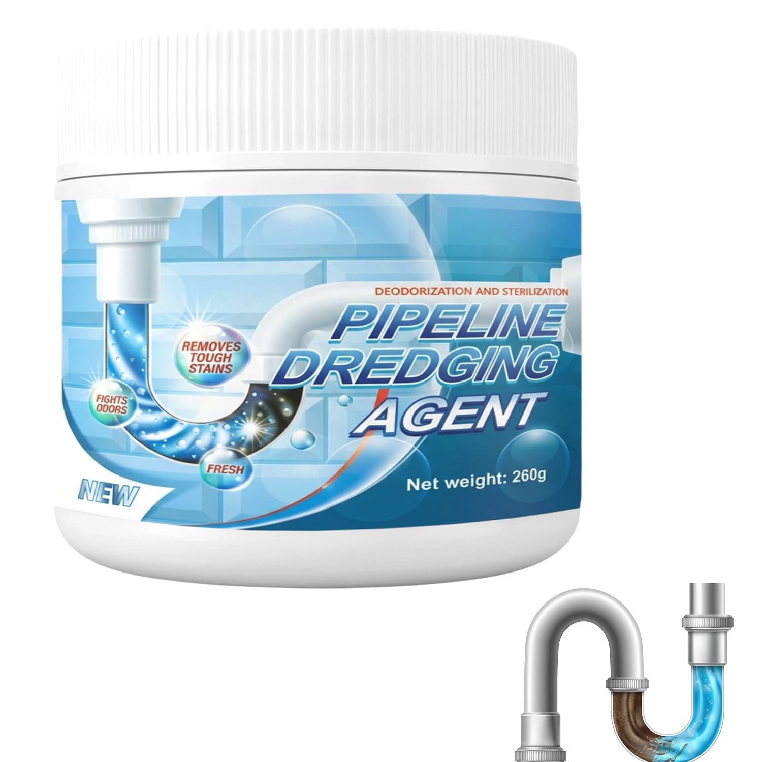 Sink Drain Hair Clog Remover Cleaner, Agent,…