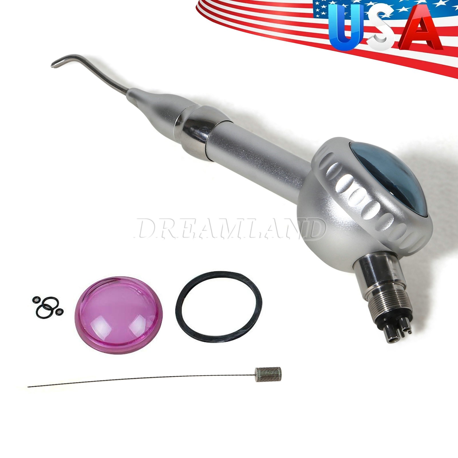 Dental Oral Care Hygiene Prophy Jet Air Polisher Tooth Polishing Handpiece 4Hole