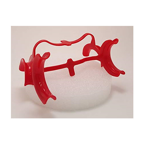 Plasdent EX-9006-L Disposable Cheek Retractors Large Red 10/Pk