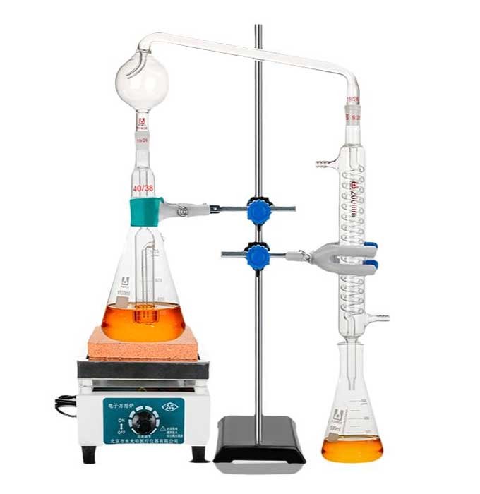 Volatile Acid Glassware Set 1000-2000ml Boiling Distillation Chemistry Lab Kit