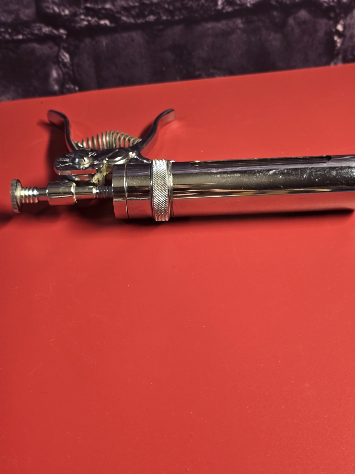 Henke Roux Automatic Veterinary Syringe Livestock Vaccinator Injector Vtg