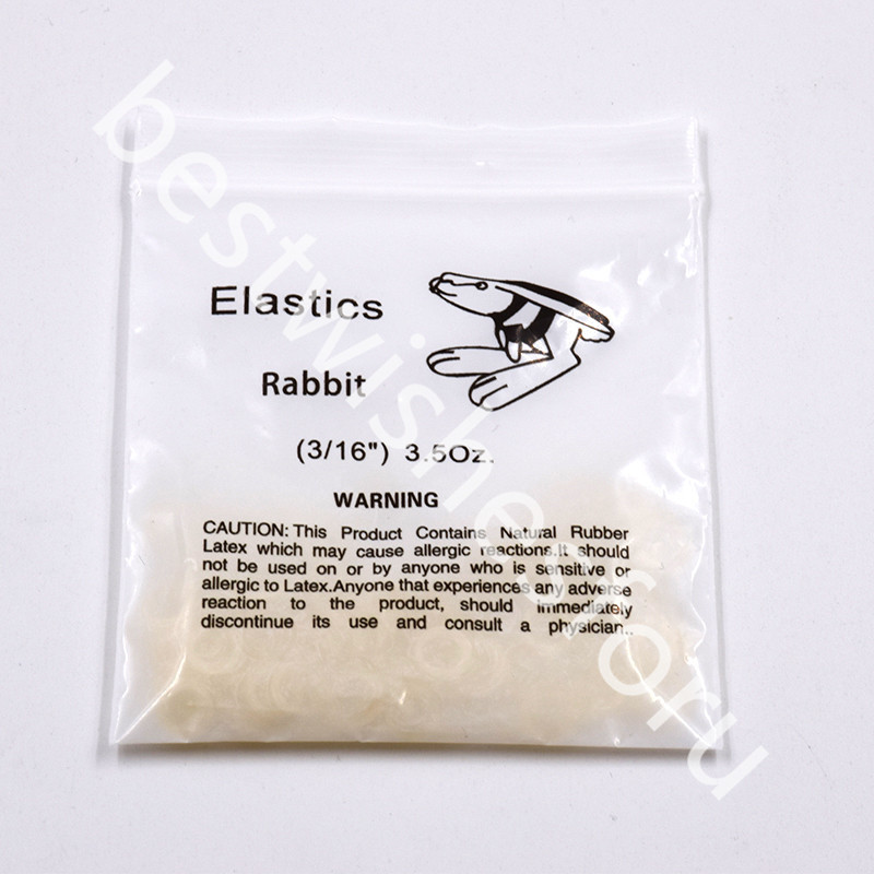 100 Pcs 3/16″ 3.5 Oz Dental Orthodontic Elastics Latex Rubber Bands Brace Force