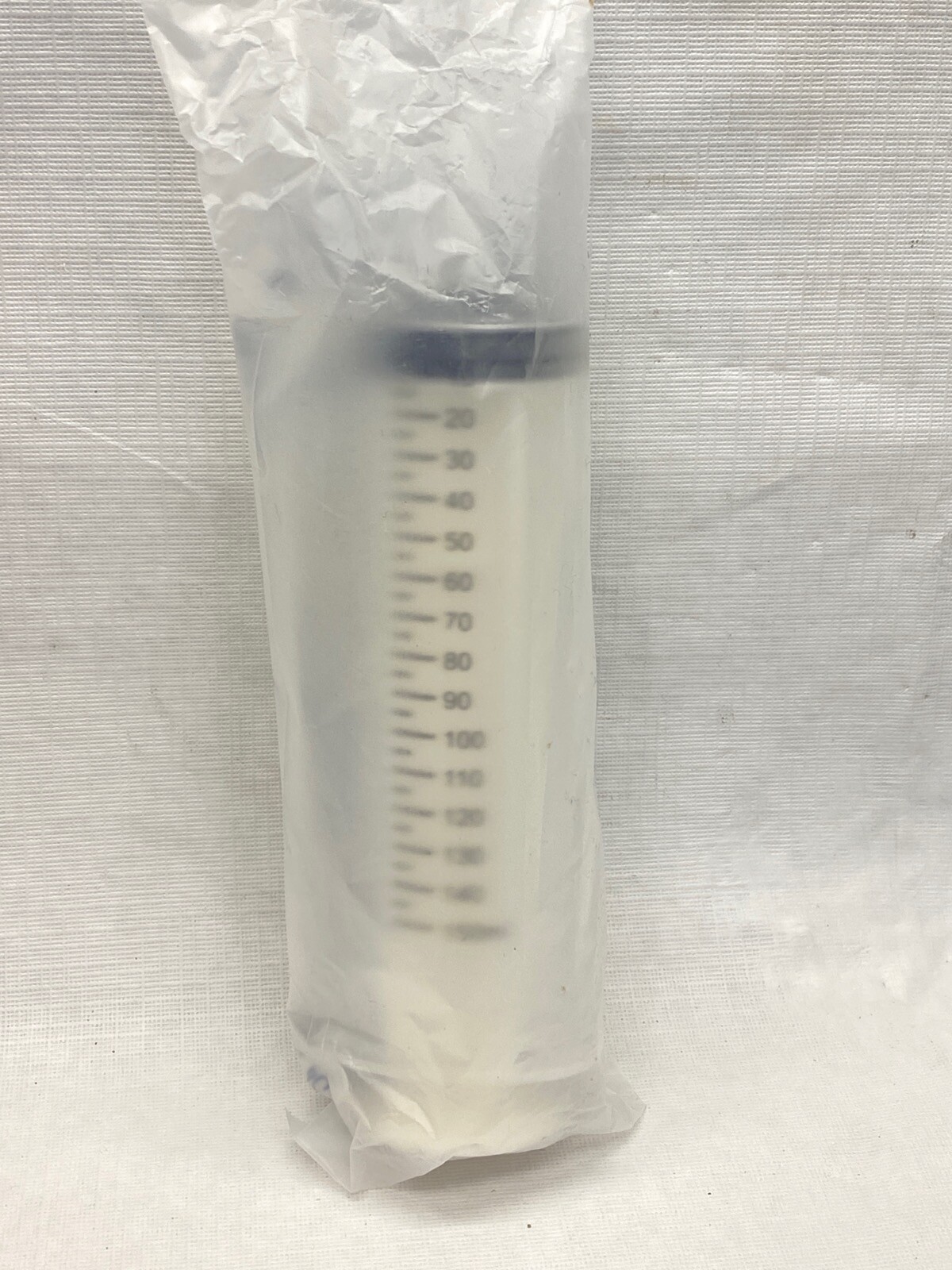 (2) Laboratory Plastic 150mL Graduated Large Syringe w/ Catheter Tip
