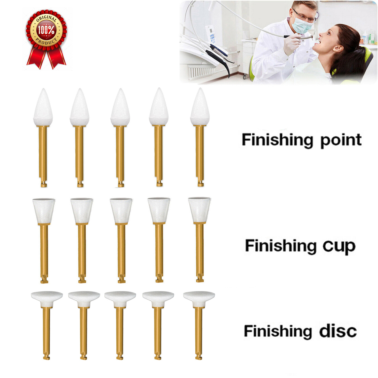 Enhance Finishing Point/Discs/Cup Composite Polishing Pack of 30 pc