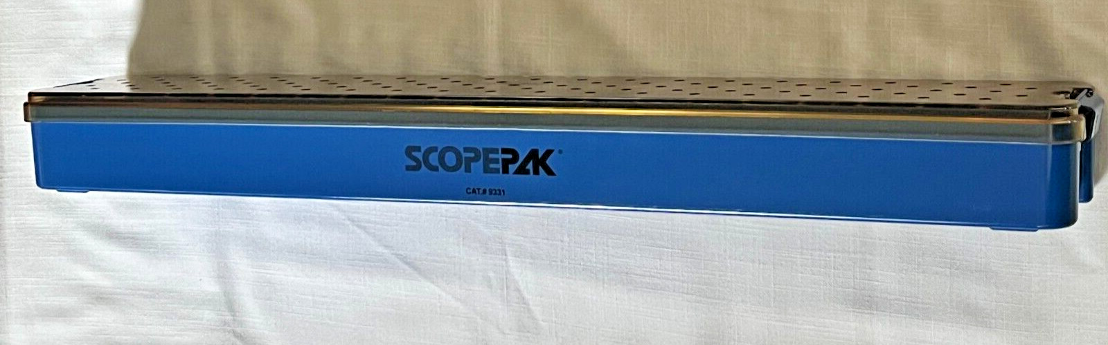 RIL SCOPEPAK CONTAINER, BASE & LID ONLY, DIMENSIONS 4 7/10 IN X 30 3/10IN X2 4/5