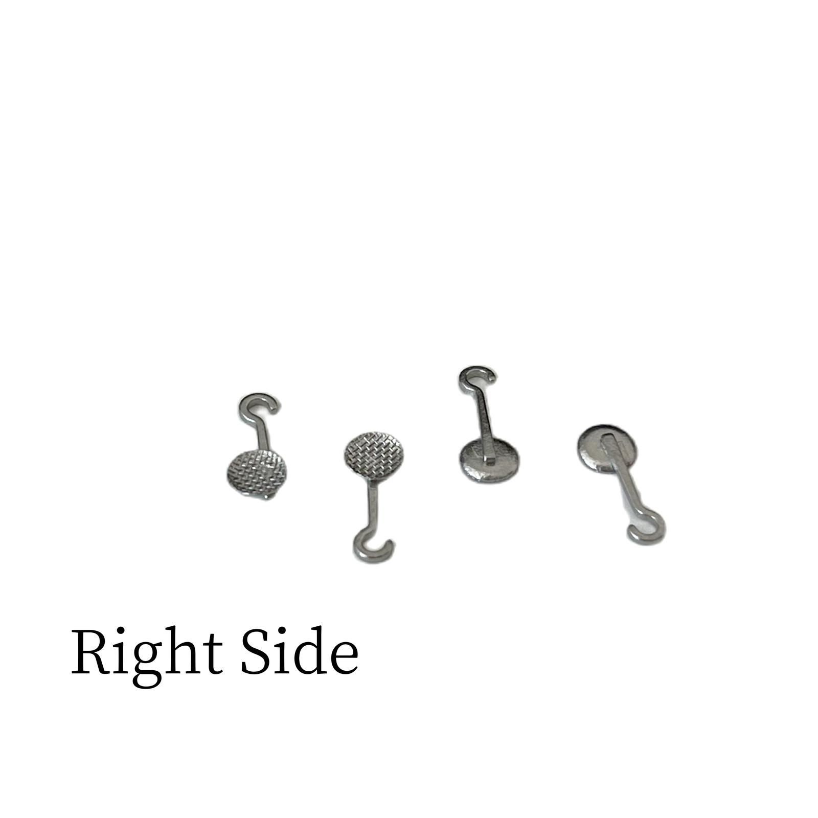 Dental Adhesive Crimpable Hook Orthodontic Bonding Lingual Button Hooks Brackets