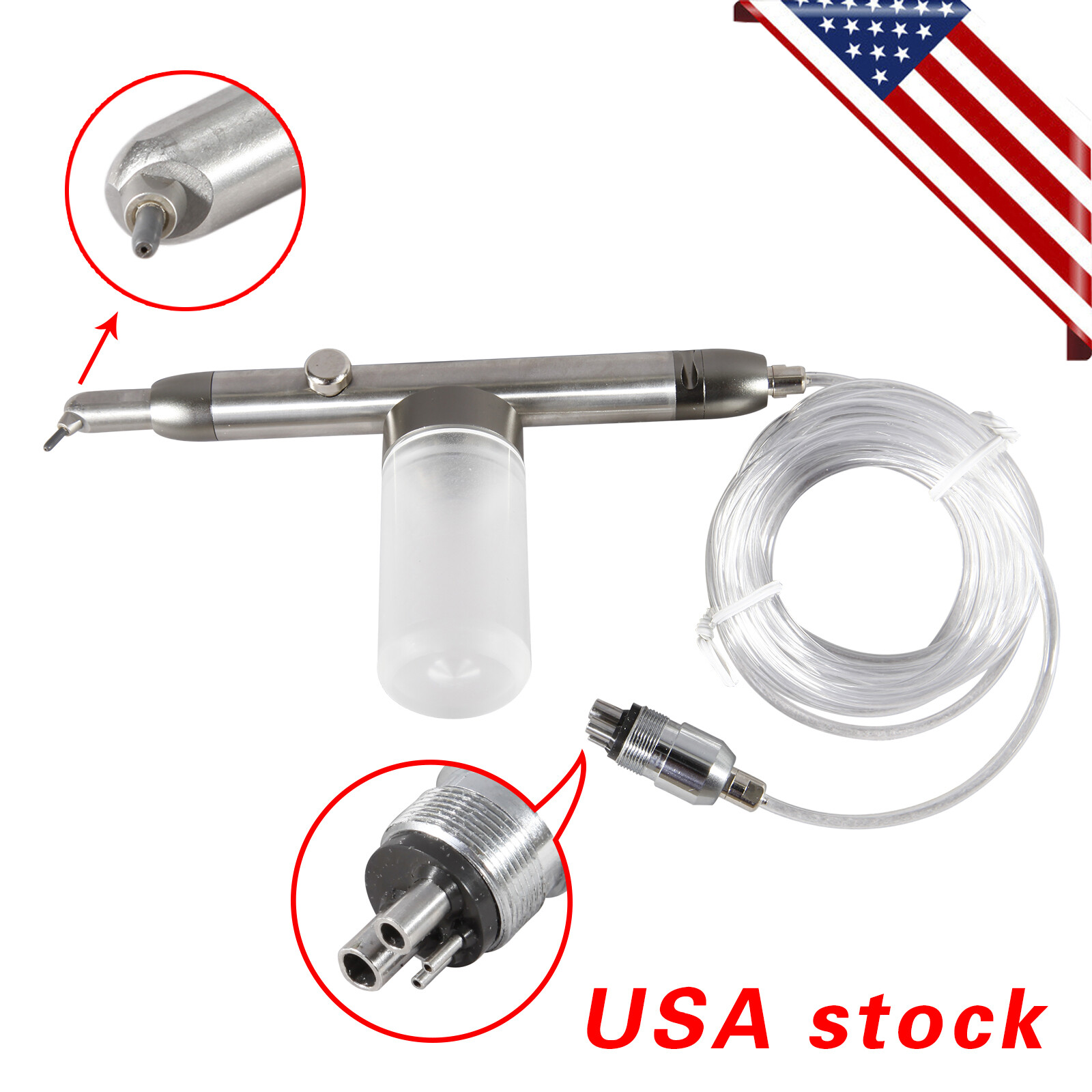 Dental Aluminum Micro blaster Air Abrasion Polish Microetcher Sandblaster OR