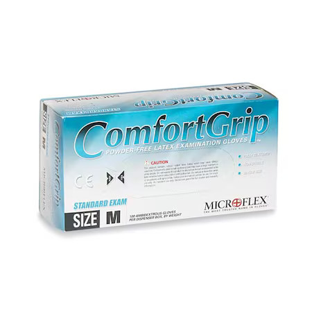 Ansell Cfg-900-Xs Microflex Comfort Grip Disposable Gloves, Latex, 5.1 Mil