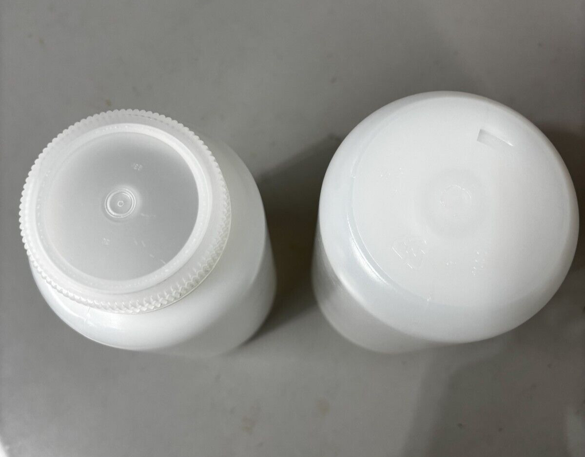 NEW (4) Nalgene Packaging Bottles, 1000ml 32oz, Wide Mouth, HDPE
