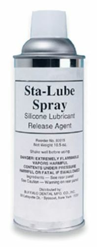 Buffalo Dental Sta-Lube Silicone Instrument Spray, single 10.5 oz #80015