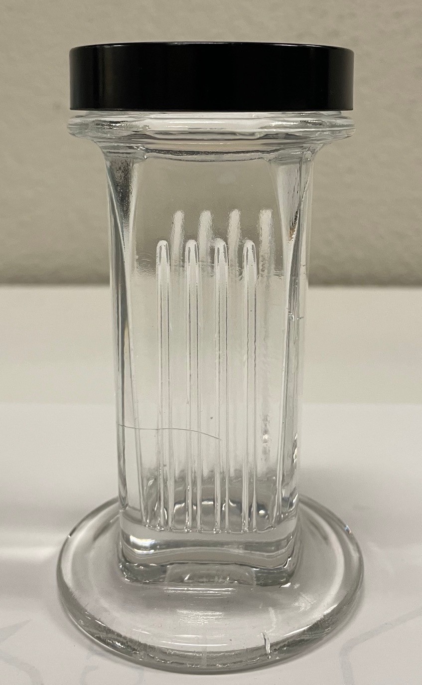 Coplin 5 slide vertical glass staining jars w/covers(set of 9)