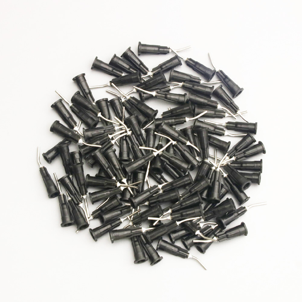 Dental Needle Tips: 100pcs Pre-Bent, 18G/20G/22G/25G for Sealant Cement