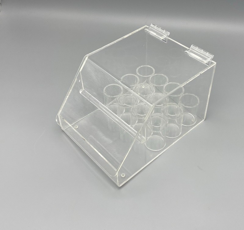 Dental Acrylic Organizer Case Power Chain Ligature Tie Storage Box Holder 2in1