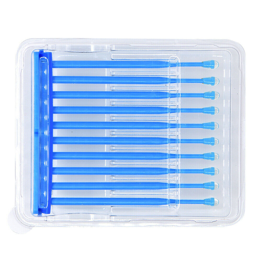 1 Kit 20 Pc Dental Veneers Teeth Stick Adhesive Rod For Inlay Crowns Refill Blue