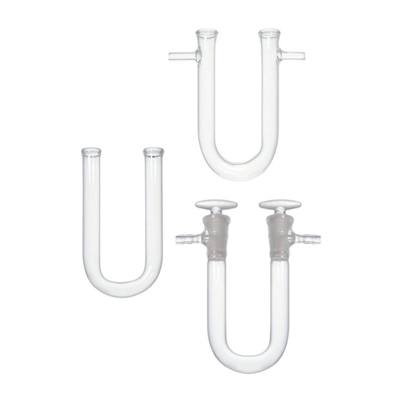 Lab Supply: U-shaped Tube Borosilicate Various Sizes Chemistry Drying Tube