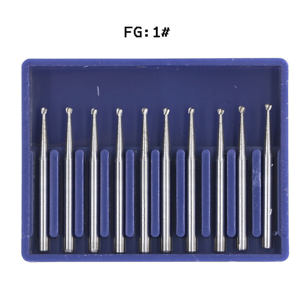 78 Type Dental Carbide Tungsten Bur Steel Drills For High Speed Handpiece FG