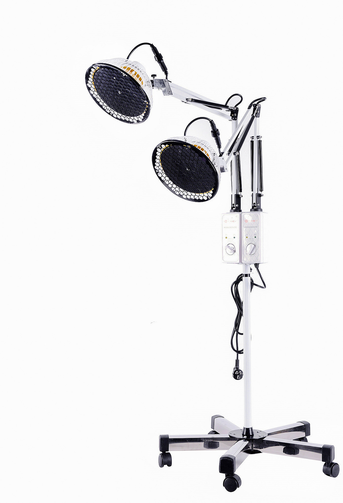 Floor-standing Double Lamp Head Electromagnetic TDP Heat Therapy Lamp CQG-222AA