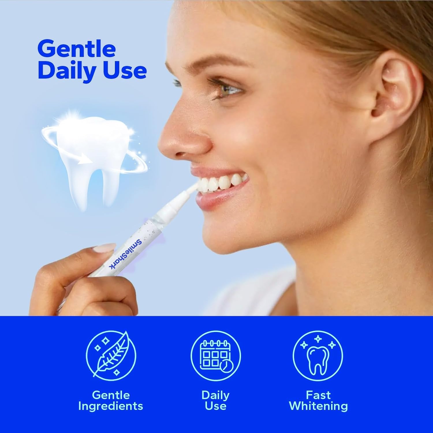 Premium Teeth Whitening Pens (4 Count), Sensitive-Free Whitening Gel