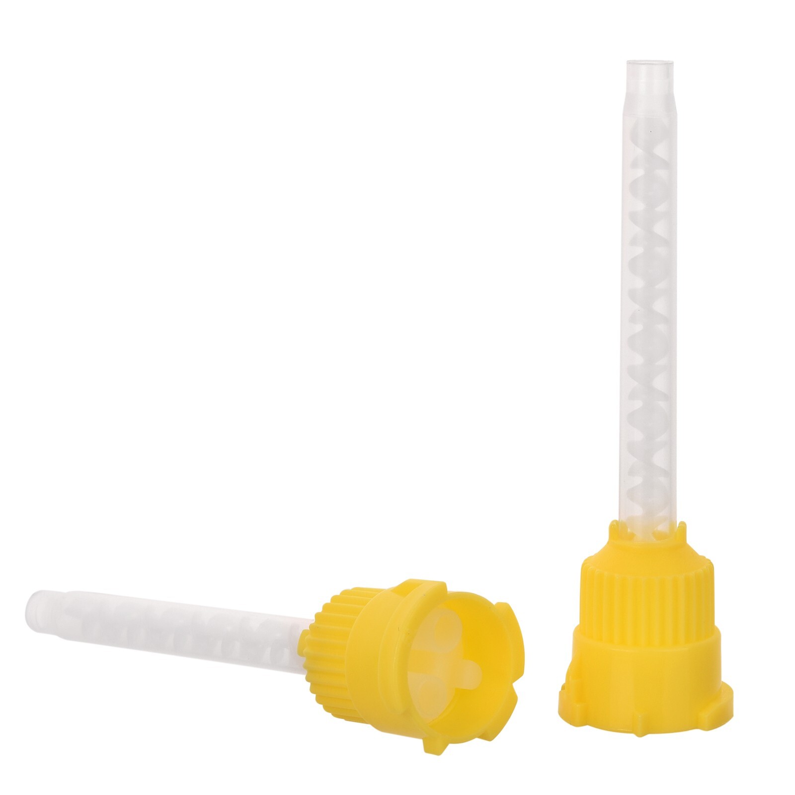 100(2 Bags) Dental Mixing Tips Impression HP Tips Yellow 5.0mm(1:1)