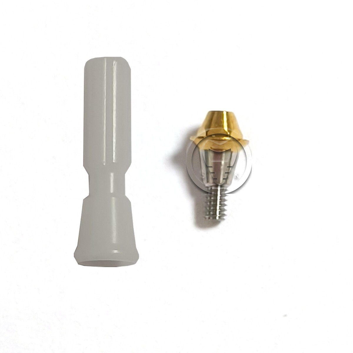 Dental multi unit straight abutment D4.8 MU for bridge work fits Hiossen Osstem
