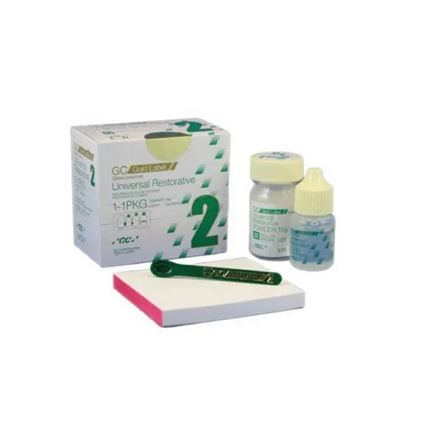 GC Gold Label 2 Universal Restorative Dental Cement Mini Pack