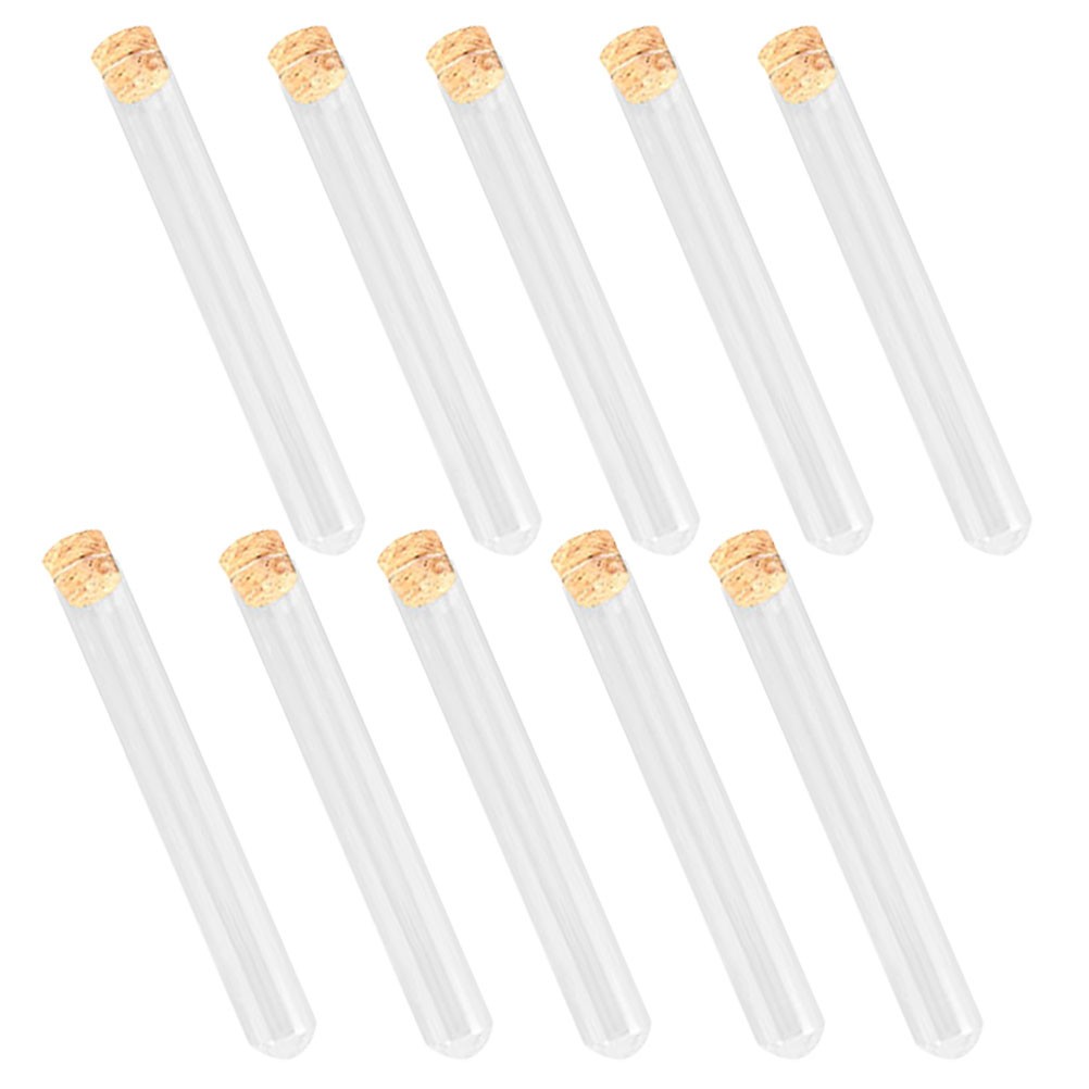 10-100x 20ml Glass Test Tubes With Cork Candy Party Wedding Reusable