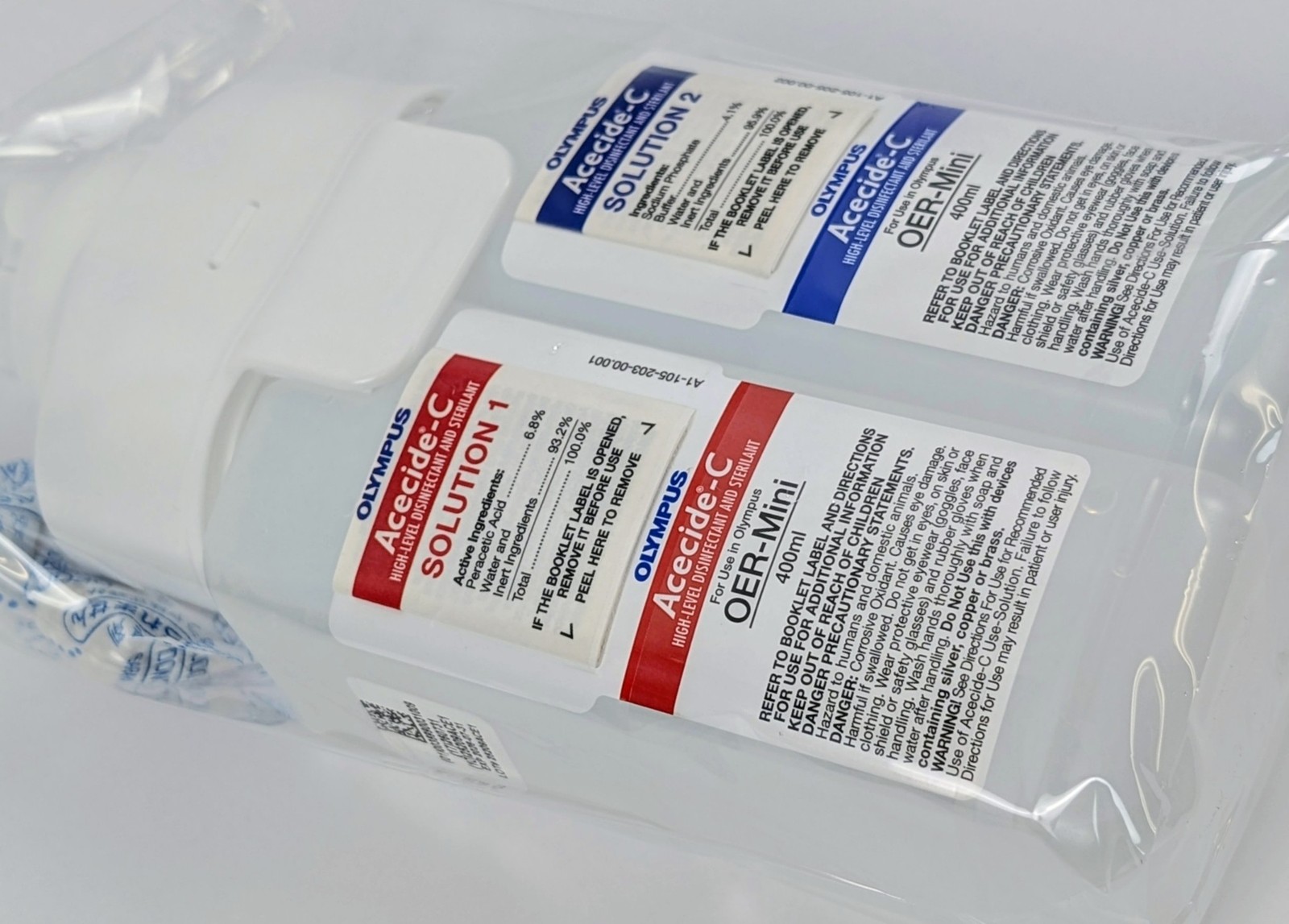 Olympus Acecide-C High Level Disinfectant Sterilant OER-Mini 400ml Set of 6