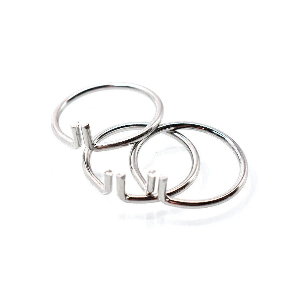 10Pcs Dental Sectional Contoured Matrix Matrice Ring Clamp Holder Standard Wedge
