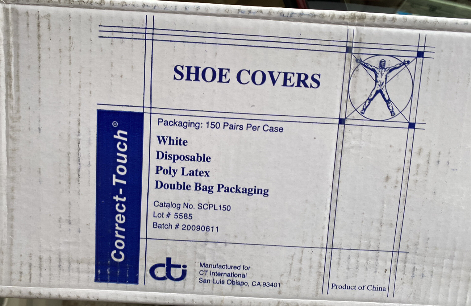 Impervious Polylatex Shoe Covers Case of 150 pairs