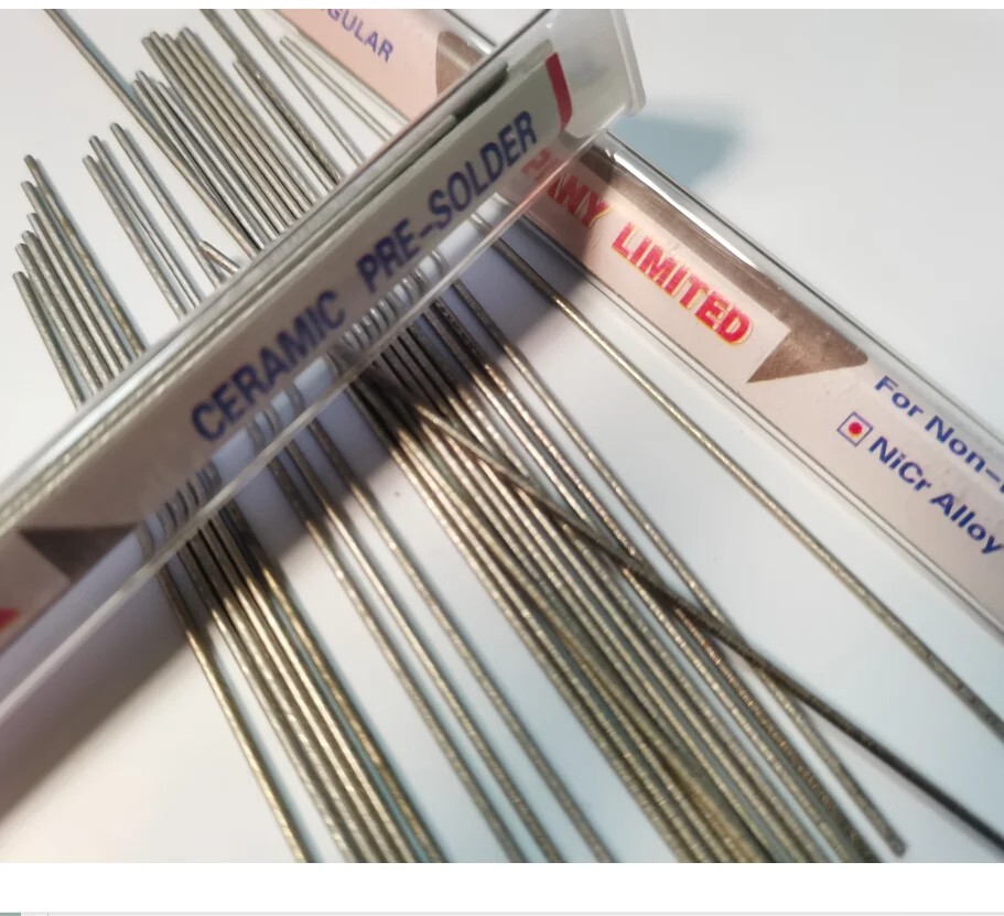 Dental Lab Materials High Temperature Welding Rod NiCr Alloy For PFM Soldering