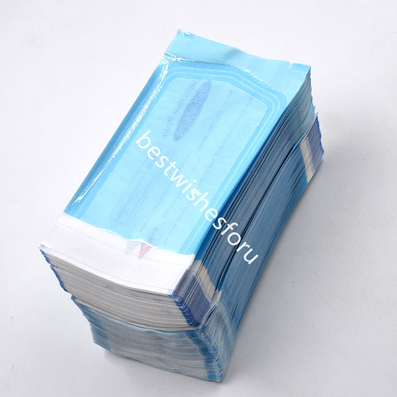200 Pcs Autoclave Premium Sterilization Self-Sealing Pouch Bag Dental 6 Size Opt