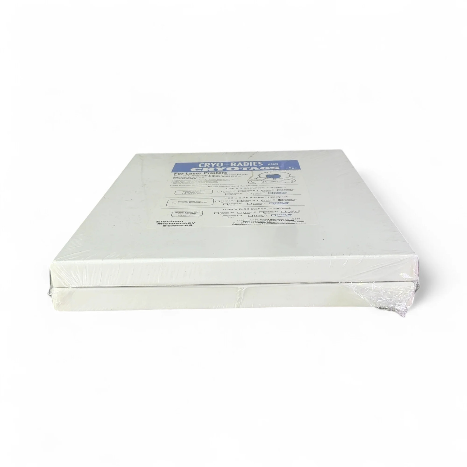 Electron Microscopy Sciences 77564-O Cryo-Babies and Cryo-Tags Orange 1200 Pack