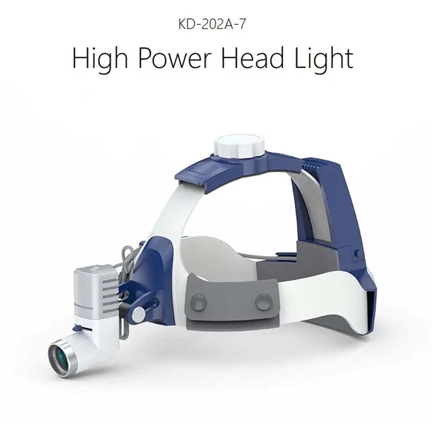 5W ENT Dental LED Headlight Brightness Adjustable Surgery Headlamp+Extra Battery