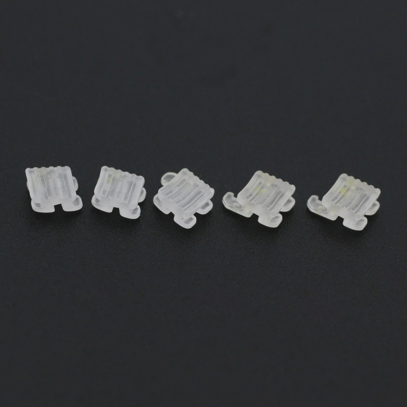 10 sets Orthodontic Ceramic Bracket Sapphire Clear Braces Aesthetic MBT 022 345