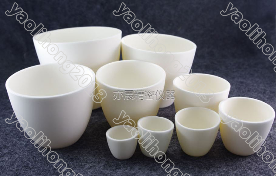 Alumina Aluminum Oxide Ceramic Cylinder Crucible 5ml-3000ml 1800 °C