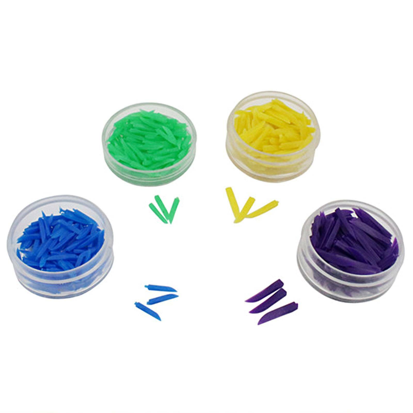 100-2000Pcs Dental Plastic Wedges Tooth Gap Diastema Wedge 4 Colors S/M/L/XL USA
