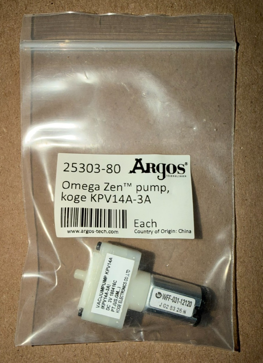 NEW Argos 25303-80 Omega Zen Pump KPV14A-3A Replacement Vacuum Pump
