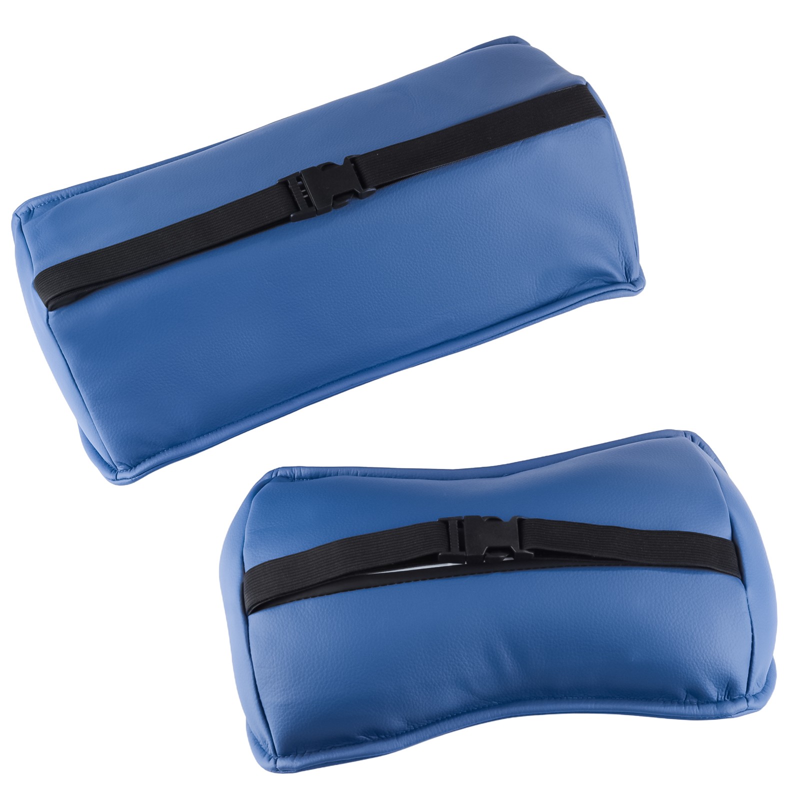 Microfiber Leather Memory Foam Headrest&Lumbar Pillow for Dental Chair Dark Blue
