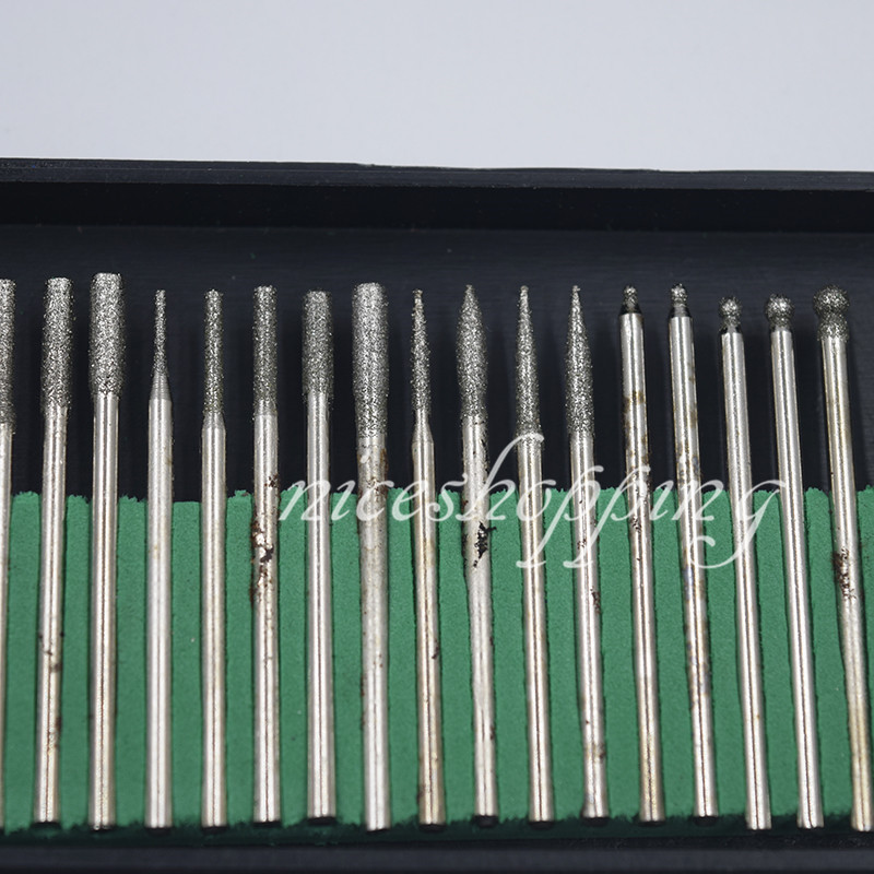 Dental Dentist Lab Diamond Burs Millers Tooth Drill Jewelers 2.35mm 30 Pcs /Set