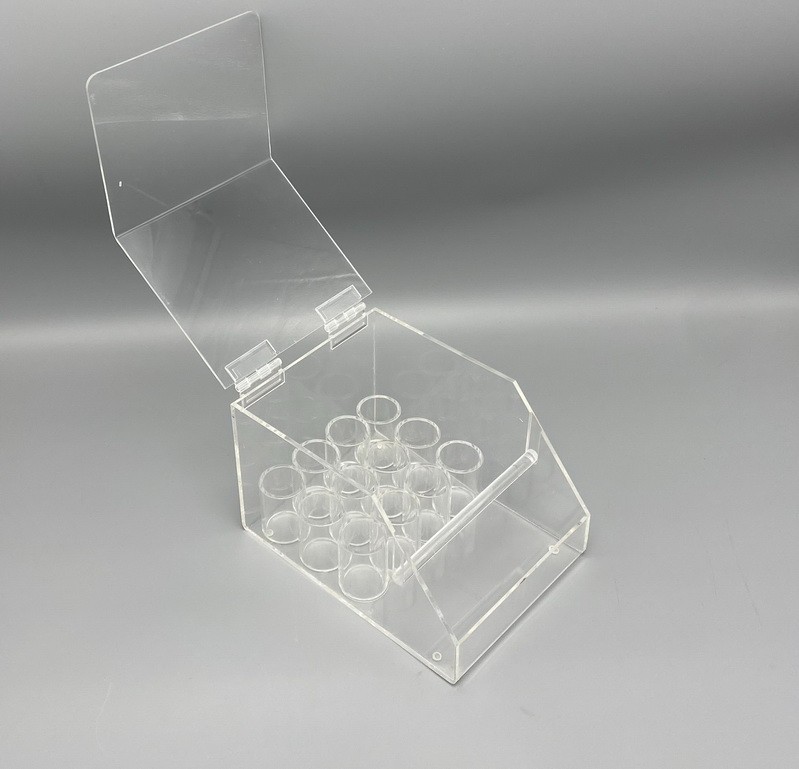 Dental Acrylic Organizer Case Power Chain Ligature Tie Storage Box Holder 2in1