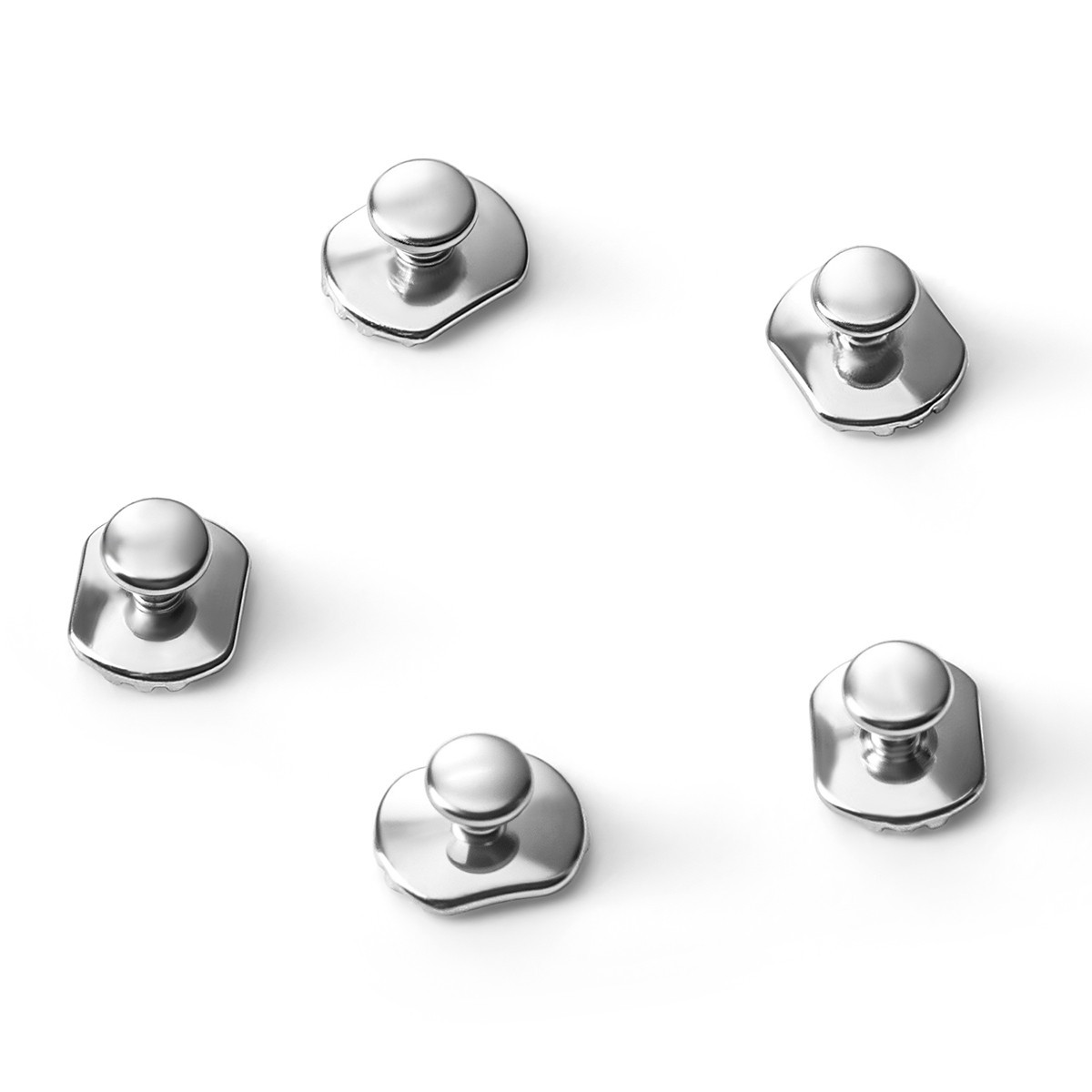 AZDENT Dental Orthodontic Metal Lingual Buttons Monoblock Bondable Rectangular