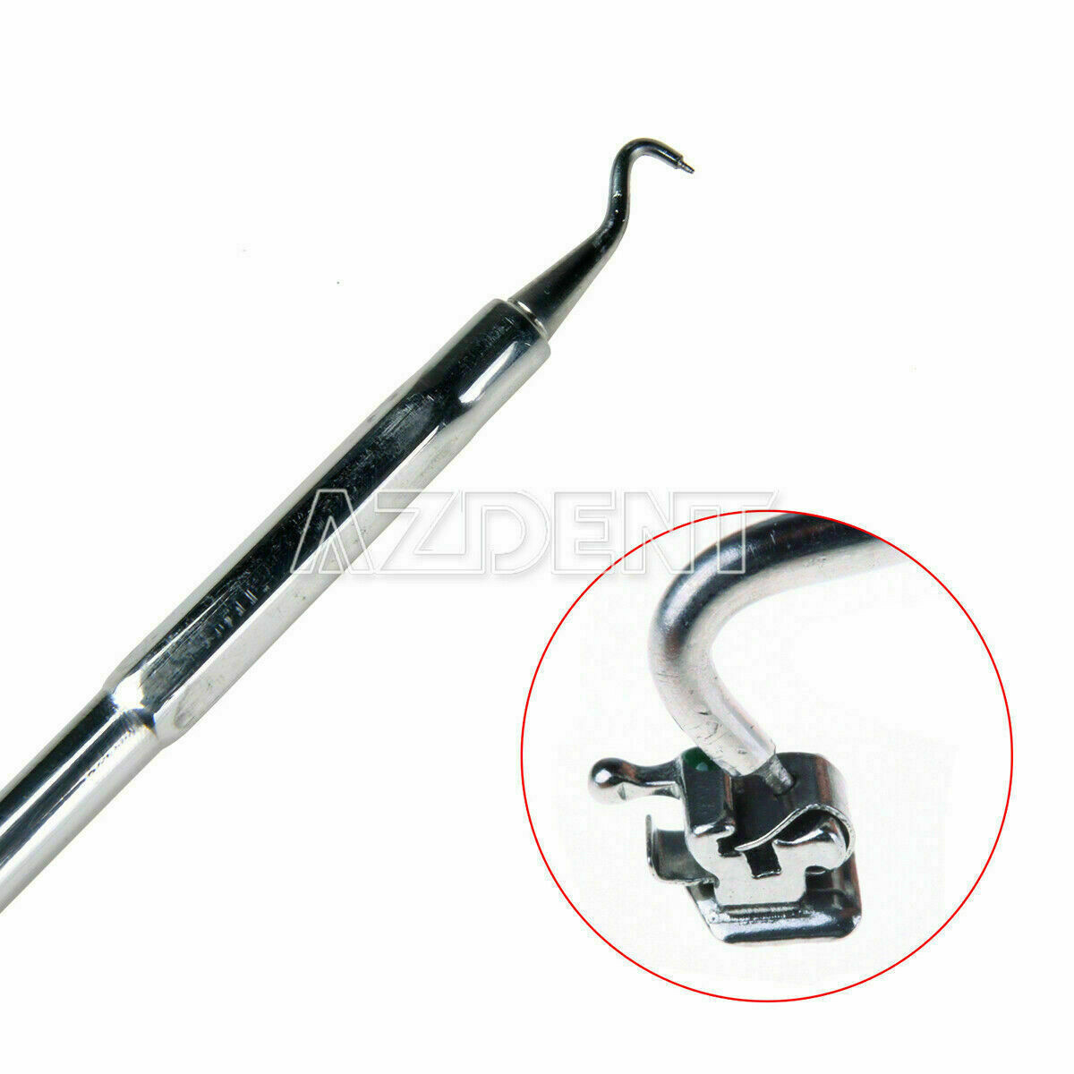 AZDENT Orthodontic Self-Ligating Brackets Braces Active Mini Roth.022 Hooks 345