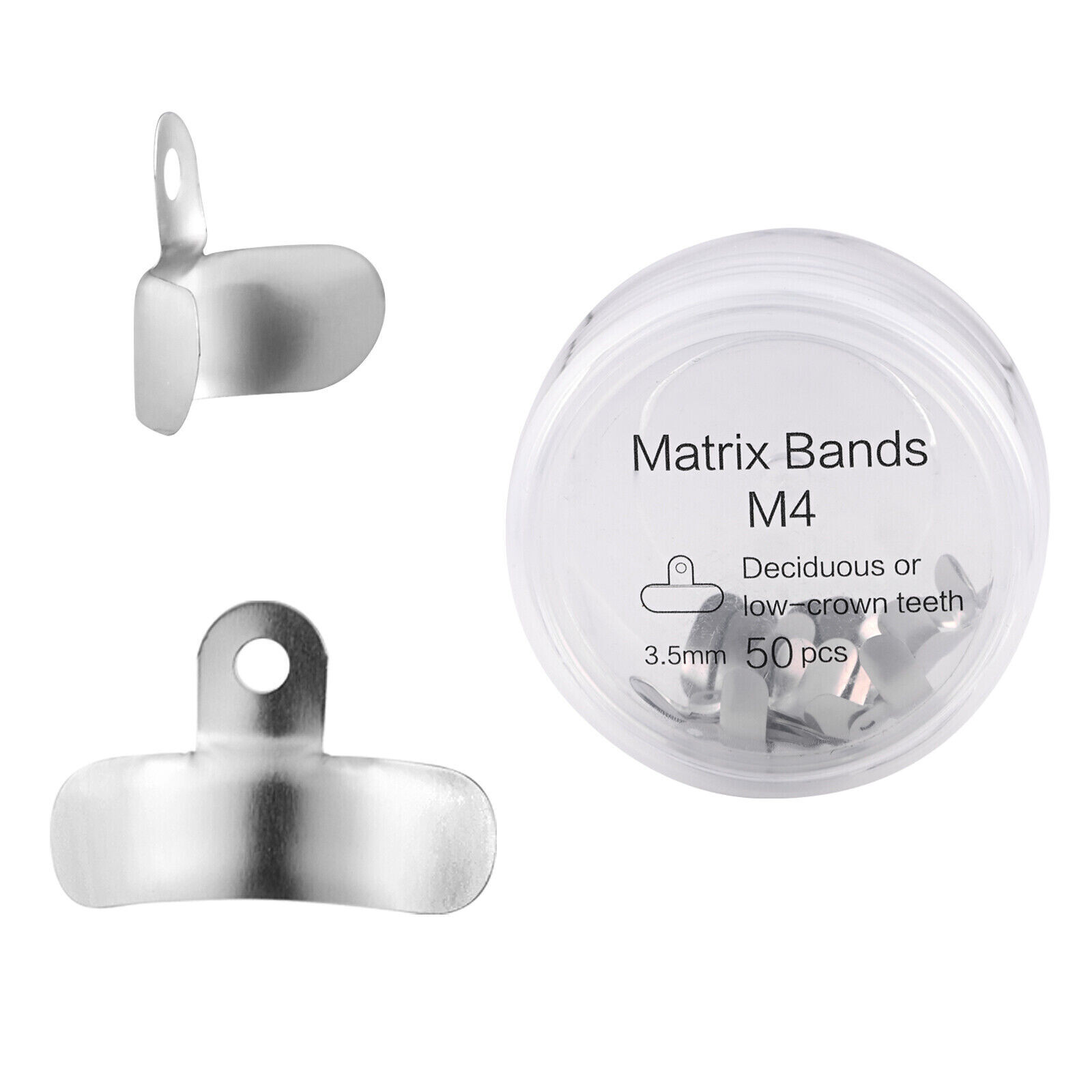 16 Option Dental Matrix Bands M4 Sectional Contoured Matrice Palodent V3 Style