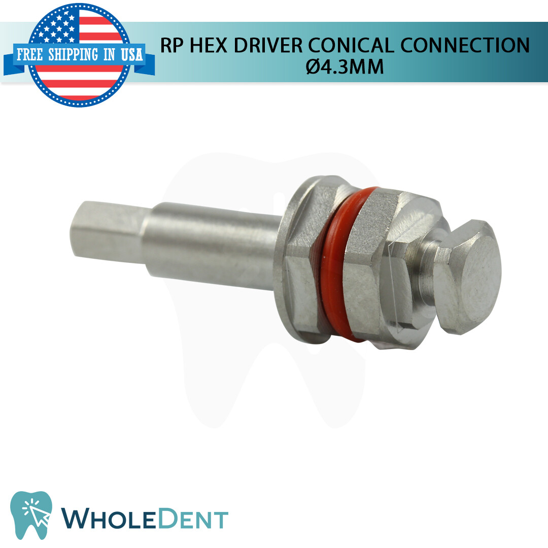 2x RP Conical Connection Hex Driver 2.65mm For Dentists Dental Im plant Abutment