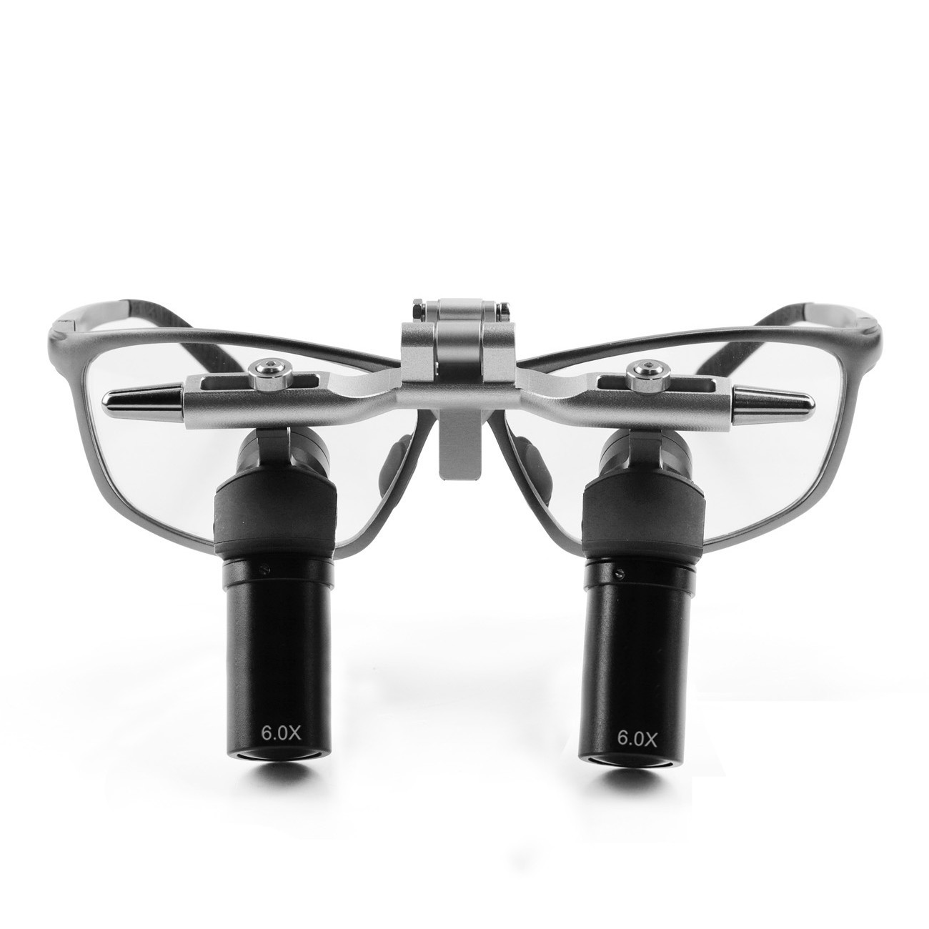 6X Magnifier Dental 48 ° Ergo Optical Loupes For Oral Surgery Prevent Bending