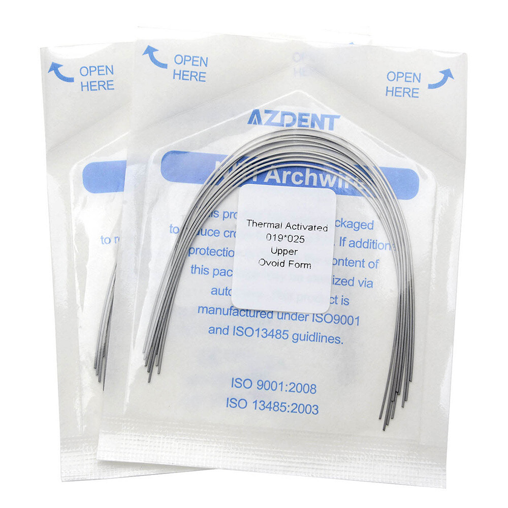 Alambre de Arco Rectangular Niti Activado Térmicamente para Ortodoncia Dental To