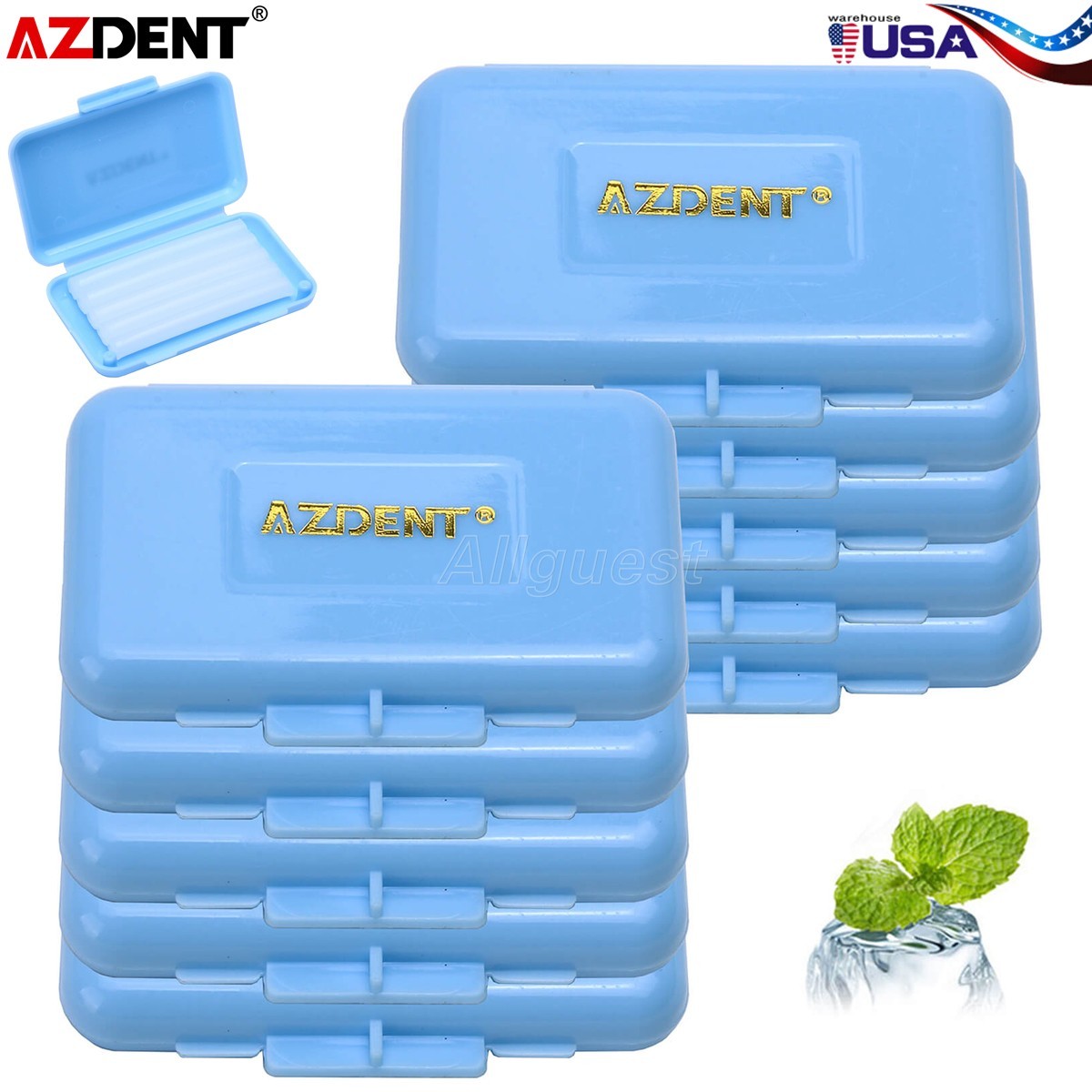 10X AZDENT Dental Orthodontic Wax for Relief Brackets Braces Gum Irritation